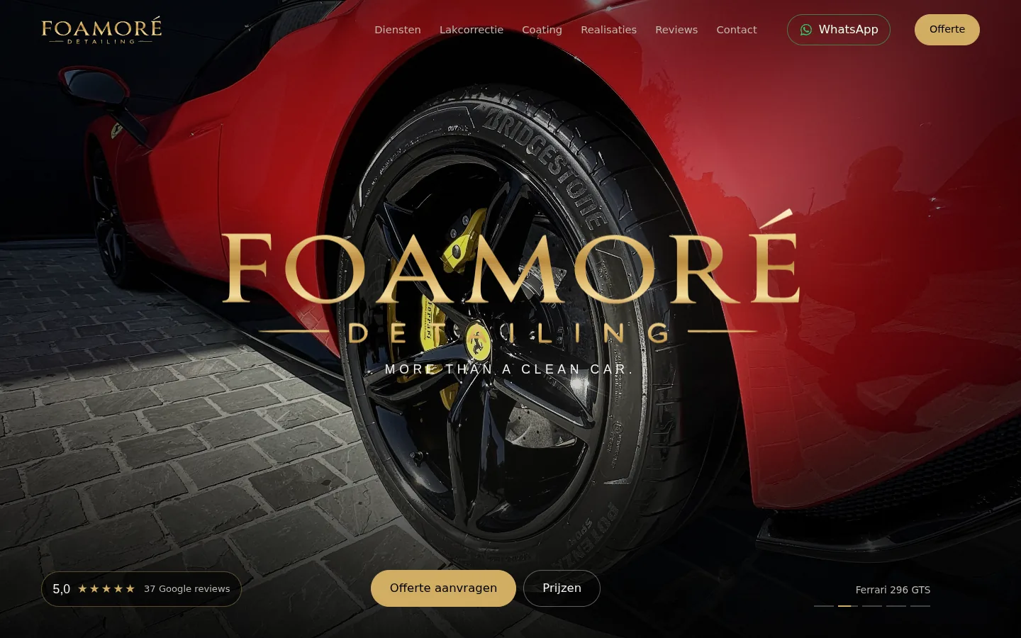 Foamoré Detailing – desktop